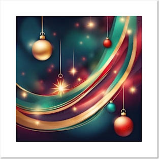 ABstract Christmas Posters and Art